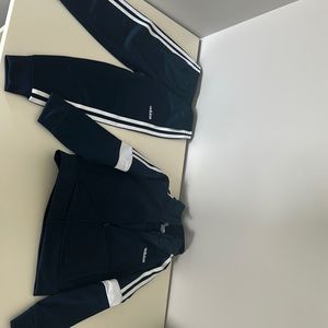 Adidas Navy Jogger Track Suit. Size 4T.